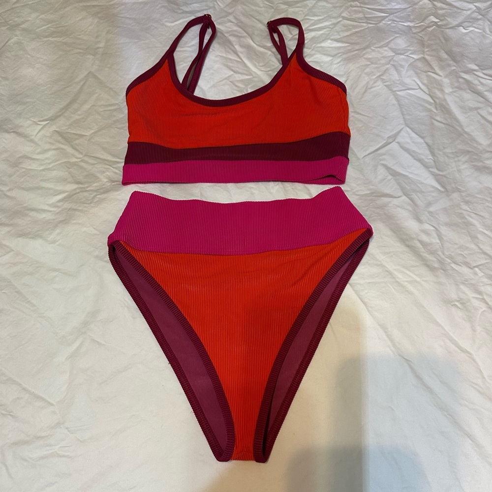 BEACH RIOT bikini set bottom sz. XS and top sz. S